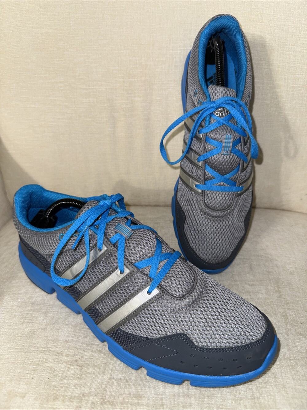 Adidas Breeze 101 Men's Running Shoes Gray Size 12 D67056 New
